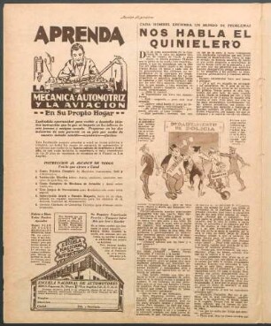 Nos habla el quinielero : Cada hombre encierra un mundo de problemas