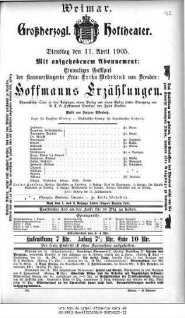 Hoffmanns Erzählungen