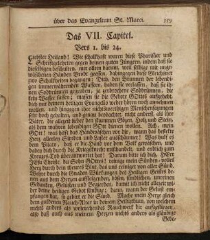 Das VII. Capitel. - Das XIII. Capitel.