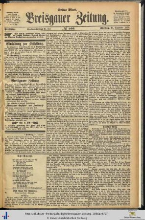 25.12.1896 (Erstes Blatt)