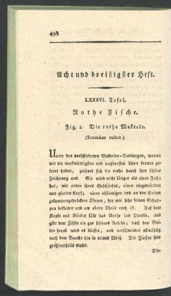 Acht und dreißigster Heft.