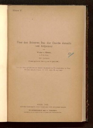 Über den feineren Bau der Chorda dorsalis von Acipenser : (vorgelegt in der Sitzung am 11. Juli 1895)