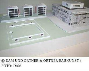Landeszentralbank Berlin-Brandenburg - Modell des Gesamtgebäudes