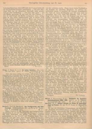 232-233 [Rezension] Mortier, R. P., Histoire abrégée de l‘Ordre de Saint-Dominique en France
