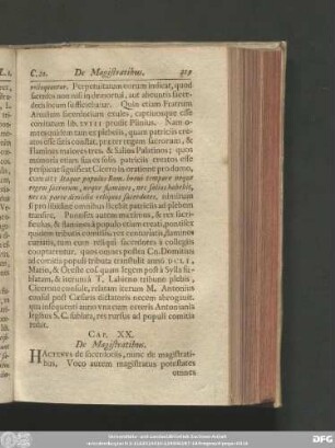 Cap. XX. De Magistratibus.