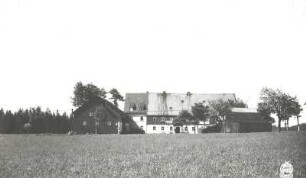 Hermsdorf, Altenberger Straße 7. Fremdenheim zum Zollhaus. Eingangsseite