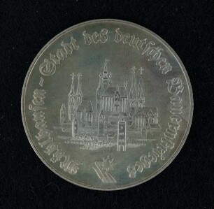 Gedenk-Medaille zum 450. Jahrestag des deutschen Bauernkrieges
