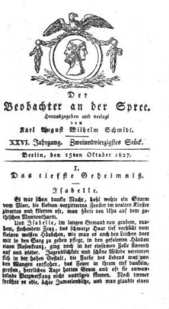 42. Stueck, 15. Oktober 1827