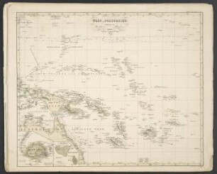 West-Polynesien [Hand-Atlas über alle Theile der Erde nach dem neuesten Zustande und über das Weltgebäude]