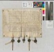 Adrian von Nesselrode Drost zu Schoenforst, Herr zu Wylre, Statthalter und Lehnherr für den Herzog von Jülich und Berg, Grafen zu Ravensburg etc., Wilhelm von Weims und Hegen Rost von Elendorsge, Lehnmannen bekunden, daß Werner und Johann van Berge, gen. von Teiys, Gebrüder, verkaufen an Johann Roeb von Triecht Prior der Prediger, all ihr Holz auf Hilgens Drieschen für 600 Gulden, jeden zu 6 Mark.