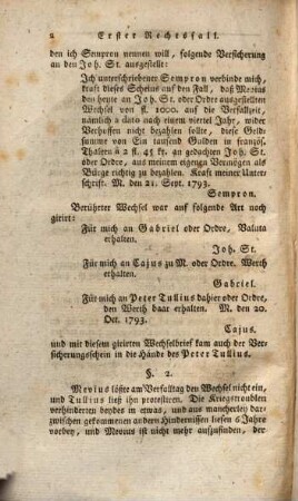 Philipp Karl Scherers Hochfürstl. Marggräfl. Baadischen Geheimen Hofraths Rechtsfälle in Wechselsachen : nebst angehängter Litteratur des Wechselrechts