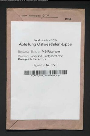 Erblasser: Bunse, Johann: