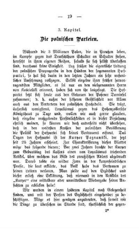 3. Kapitel. Die polnischen Parteien.