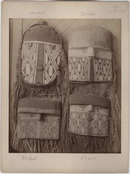 Masks collected by Karl von den Steinen during the 2nd Xingu Expedition