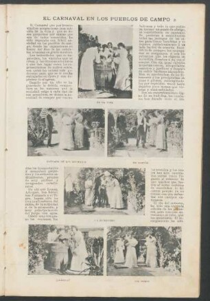 El carnaval en los pueblos de campo