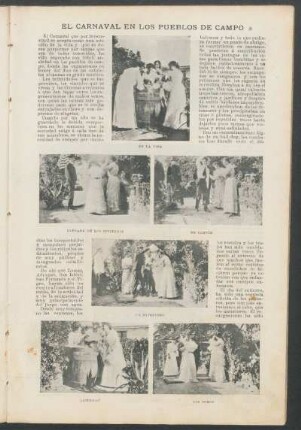 El carnaval en los pueblos de campo