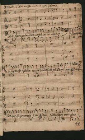 Notte oscure; V (2), strings, b.fig