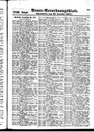 1756. Ausgabe. Samstag, 22. Dezember 1917