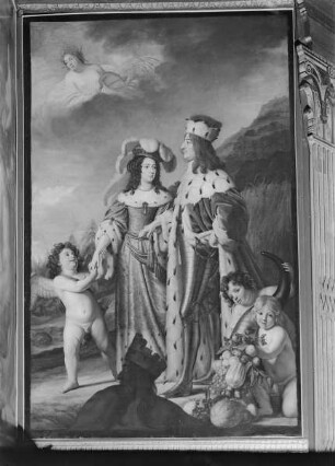 Der Große Kurfürst Friedrich Wilhelm von Brandenburg und seine Gemahlin Luise Henriette (Tochter des Prinzen Friedrich Heinrich und der Amalia von Solms)