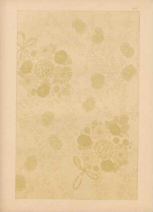 BDD. Kunstgewerbliches Muster - Chrysanthemumblüten