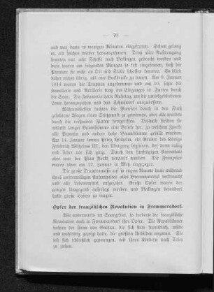 Opfer der französischen Revolution in Fremmersdorf.