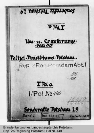 Um- und Erweiterungsbau des Polizeipräsidiums Potsdam