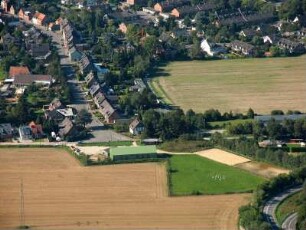 Mönchengladbach : Mönchengladbach. Hovener Straße und Bockersend. Luftaufnahme