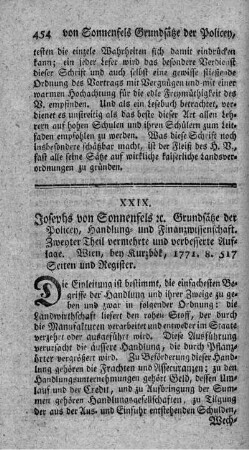 Grundsätze der Polizey-, Handlungs- und Finanzwissenschaft. 2.verm.Aufl. T.2.