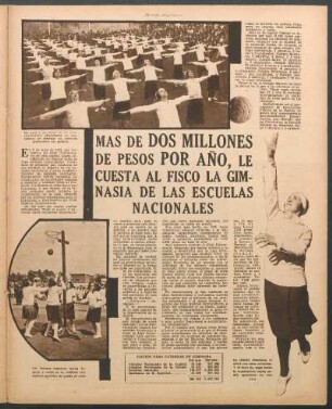 Más de dos millones de pesos por año, le cuesta al fisco la gimnasia de las escuelas nacionales