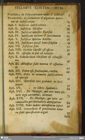 Syllabus Contentorum