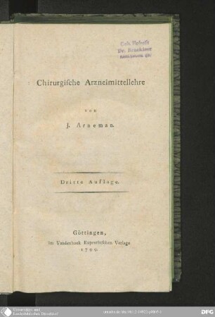 Chirurgische Arzneimittellehre