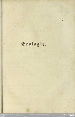 Geologie