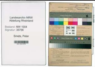Entnazifizierung Peter Smets , geb. 02.12.1904 (Fahrer)