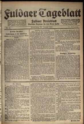 54.1922: Fuldaer Tageblatt