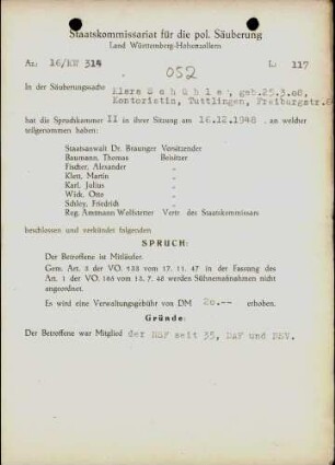 Schühle, Klara