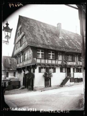 Fachwerkhaus in der Engelgasse, Foto: Schuster 1933