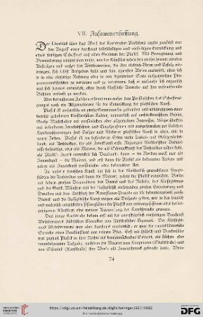 VII. Zusammenfassung
