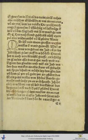 Etlich exempel oder wunderzeichen von dem psalter Marie.