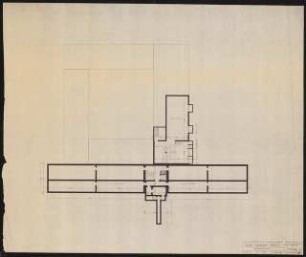 Staatsarchiv, Detmold: Planungsunterlage: Grundriss Keller 1:100, 1:75