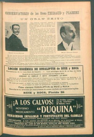 Conservatorio de los sres. Thibaud y Piazzini - Un gran éxito