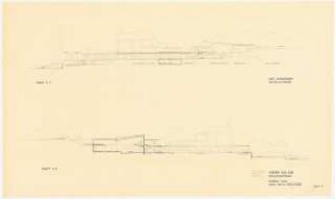 Kurpark, Bad Orb: Schnitt A-A und Schnitt B-B Gesellschaftshaus 1:200, Blatt 7