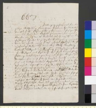 Brief von Coudray, Clemens Wenzeslaus an Goethe, Johann Wolfgang von