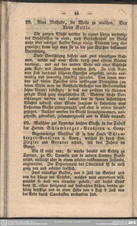 28. Neue Methode, die Wolle zu waschen