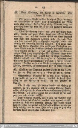 28. Neue Methode, die Wolle zu waschen