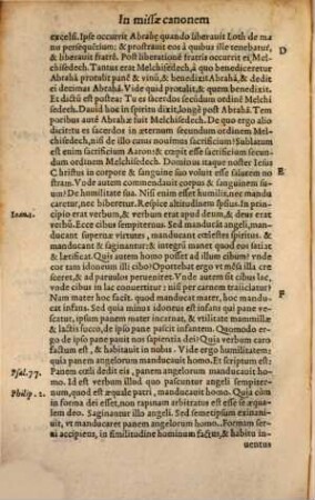 Exegesis Brevis in missae canonem