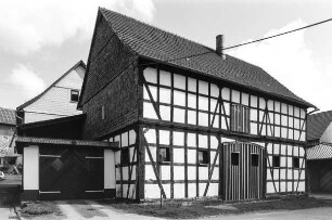 Scheune (Scheune, Fachwerk); Haina, Struthbachstraße 2
