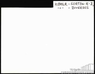 KOHLRABI: Sorten K-Z; Diverses