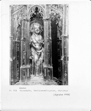 Dreiturmreliquiar — Christus