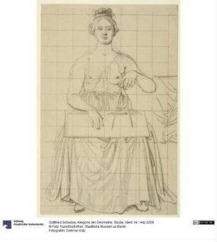 Allegorie der Geometrie, Studie