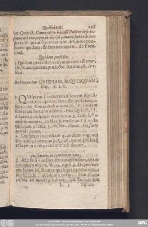De Pronomine Quispiam, & Quisquam. Cap. CLV.